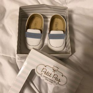 Nautical stretch band Leather loafers